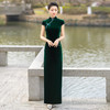 年轻复古改良修身披肩旗袍YD2406 商品缩略图4