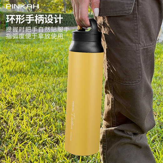 品家家品 600ml便携真空运动保温瓶（PJ-6123/6124） 商品图3