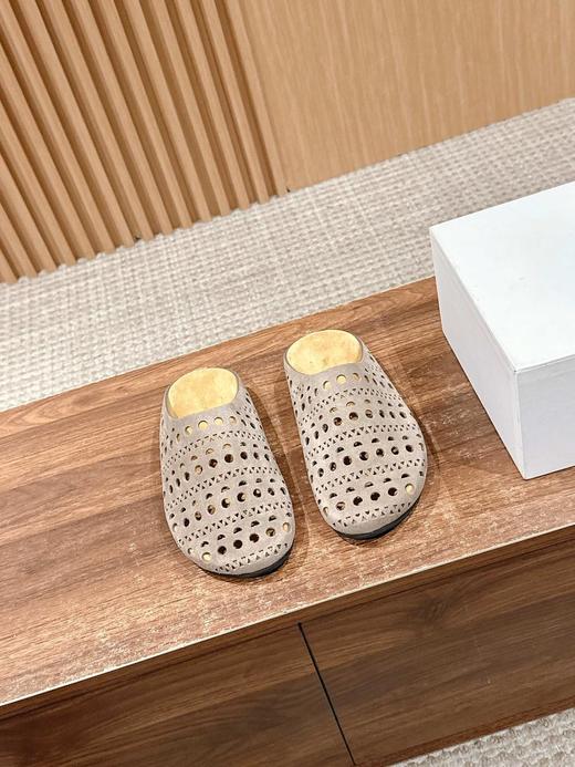 TheRow25春夏新款几何镂空包头博肯半拖极简主义therow新款（HC） 商品图3