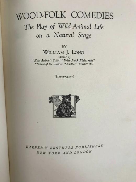 1920年 林地居民喜剧 8幅彩色插图 漆布精装18开 商品图3