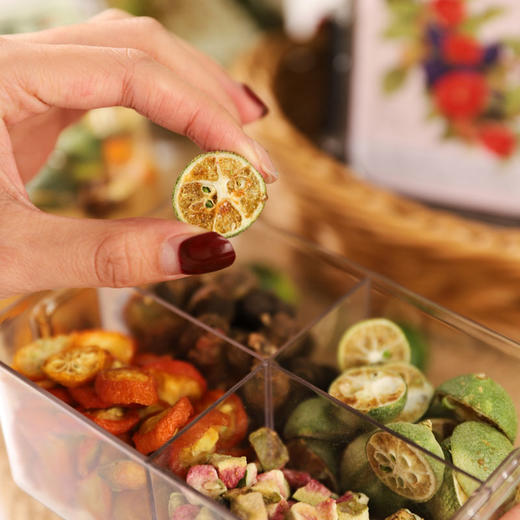 五虎早C晚A茶 唤醒水果茶170g/盒 玫瑰桑葚茶245g/盒 日夜搭配焕活肌肤 富含维生素与花青素 办公室好物 商品图3