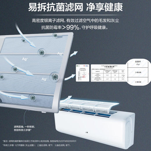 奥克斯空调_KFR-35GW/BpR3AQS1(B1) 1.5匹【盈】 商品图5