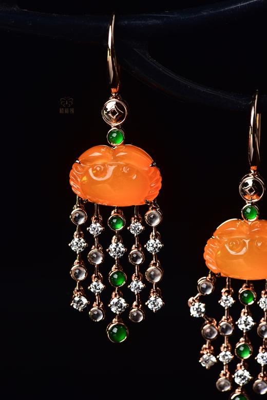 【八方来财】黄翡耳坠-EZ12411017 商品图3