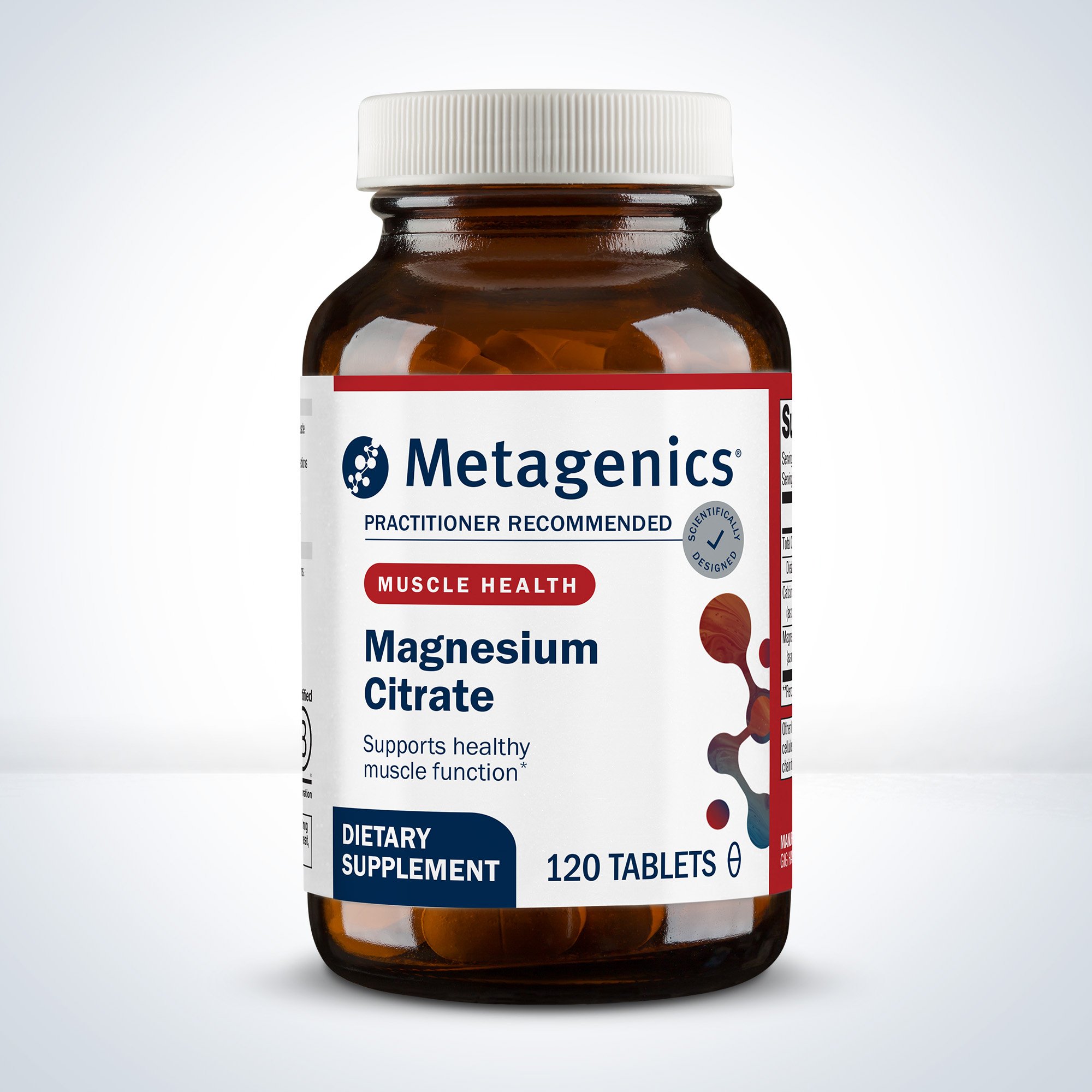 MetagenicsMagnesium Citrate 120粒 原名称 Mag Citrate 120粒新旧包装随机发出