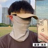 夏季新款防晒冰袖面罩冰袖透气大码宽松子字母防紫外线反光标冰袖 商品缩略图2