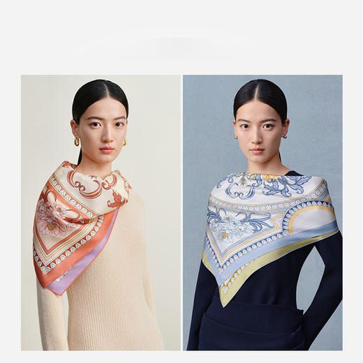 女士丝巾 斜巾&方巾 简约时尚气质 商品图13