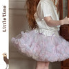 Littletime女童半身裙2025新款夏装小女孩公主风立体网纱tutu半裙 商品缩略图0