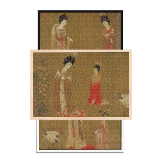 【中国名画木质拼图】成人儿童玩具国潮新年1000片礼盒 商品图4