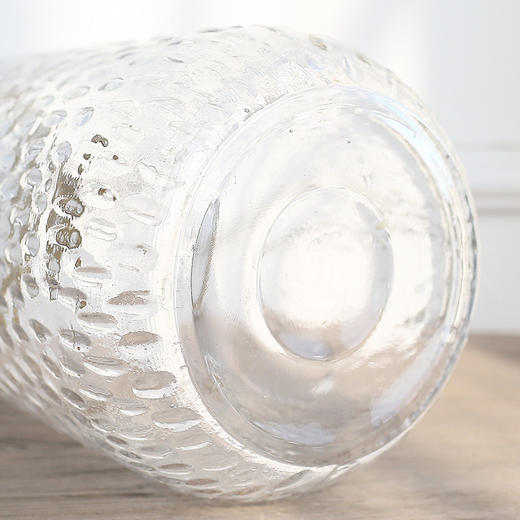 【3种规格可选】娜家欧式透明金属环镶嵌玻璃花瓶 商品图3