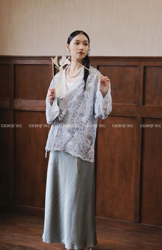 【门店同款】ENJOY春季云敛-春光推盏烟雨初霁中式外套 161946711 商品图7