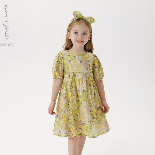 【马克珍妮 法式系列】新款宝宝夏装 女童儿童连衣裙210279 商品图0