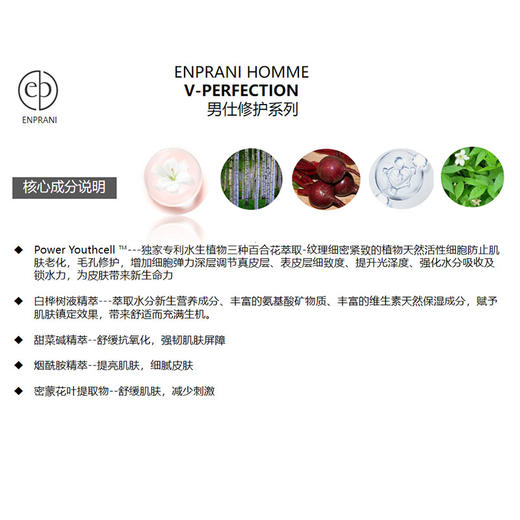 自营（天气丹）-茵葩兰男仕修护保湿水乳 125ml 商品图4