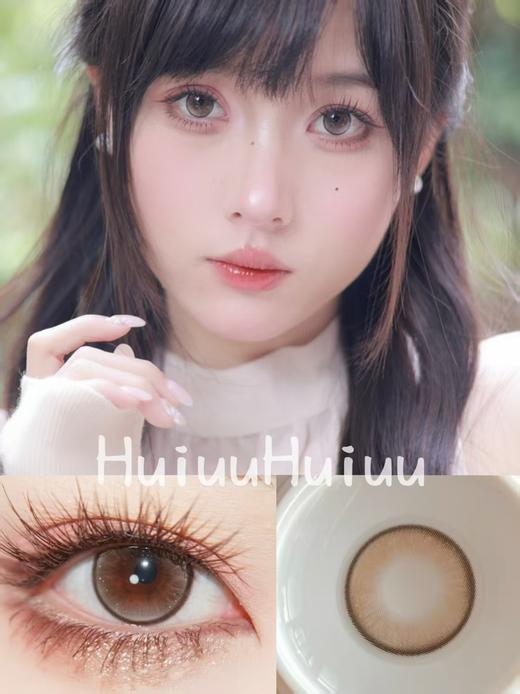 『小直径半年抛』 Deerbell-布丁狗棕-14.0mm【半年抛 度数0-800度 无525/575】 商品图0