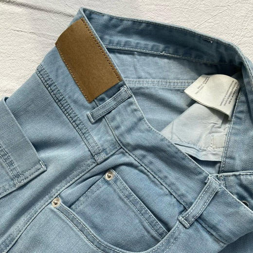 【3月10日 下午13:30 秒杀】返场小禾 浅蓝 直筒 阔腿裤 薄款水洗牛仔裤 商品图11