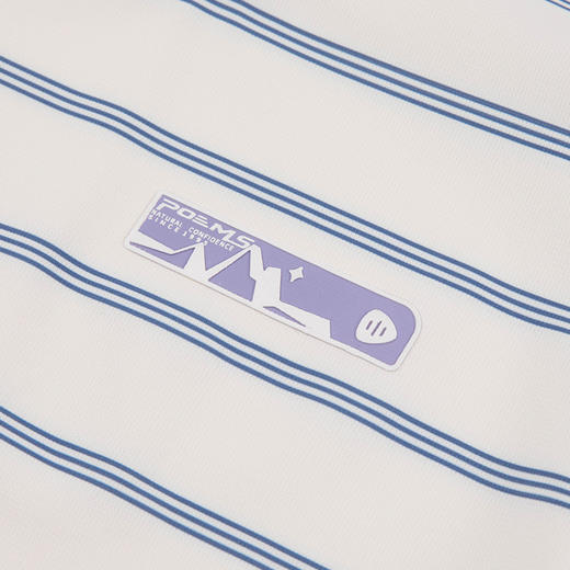 水孩儿童装夏季女童短袖男童圆领衫运动时尚休闲透气条纹洋气 商品图2