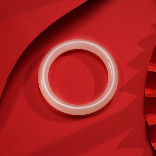 上新了故宫 御猫说 荔枝冻玉髓/阿富汗玉/红玛瑙手镯系列（一物一证 精美礼盒）5天左右发货 商品图5