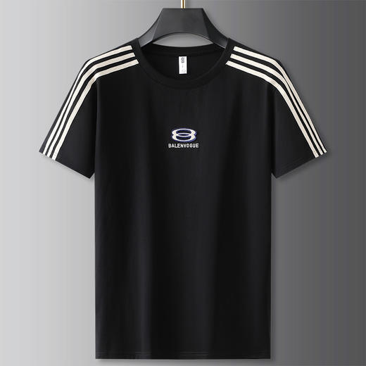 【棉质】【DG】大依优型大码短袖T恤胖子时尚潮流套头上衣男夏季薄款加肥加大码棉 商品图2