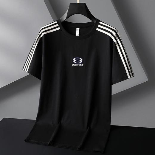 【棉质】【DG】大依优型大码短袖T恤胖子时尚潮流套头上衣男夏季薄款加肥加大码棉 商品图1