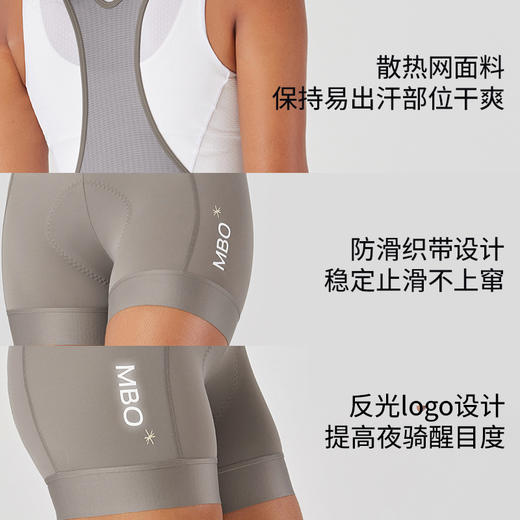 MBO女士全天候背带骑行裤短裤  25年夏季新款 EIT春夏三分裤 T113   (经销商专拍链接，非经销商拍单不发货) 商品图1