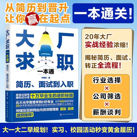 大厂求职一本通：简历、面试到入职 商品图0