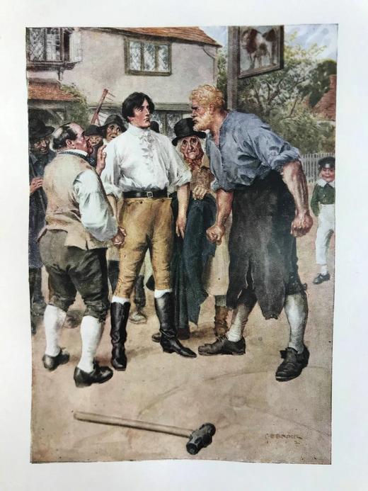 约20世纪早期 杰弗里·法诺尔《宽广大道》 C.E.布洛克24幅彩色插图 漆布精装18开 商品图13