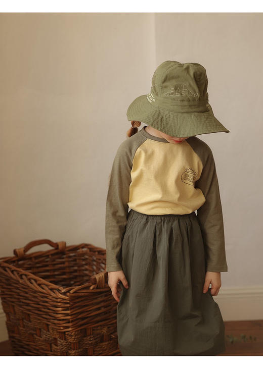 【2件起拍，单件不发】M240947Little ben八色插肩袖T恤 商品图2