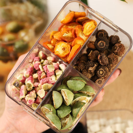 五虎早C晚A茶 唤醒水果茶170g/盒 玫瑰桑葚茶245g/盒 日夜搭配焕活肌肤 富含维生素与花青素 办公室好物 商品图1