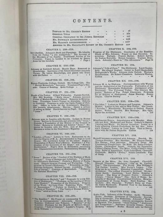 1890年 鲍斯威尔《塞缪尔·约翰逊传》 12幅插图 漆布精装18开 商品图3