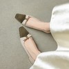 【预售5天】经典小香风中跟拼色，高跟鞋蝴蝶结浅口女式单鞋WC&M3070 商品缩略图2