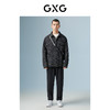 GXG男装 黑色翻领夹克 秋季热卖极简未来系列夹克 商品缩略图1
