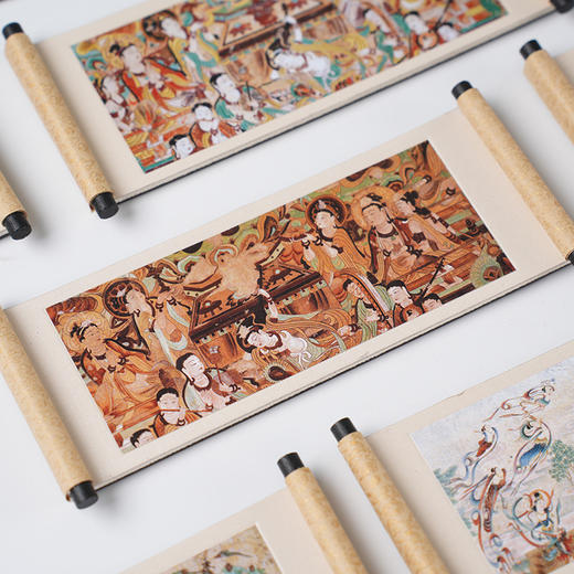 敦煌壁画造型卷轴冰箱贴个性创意纪念礼品磁性文创冰箱贴 商品图3