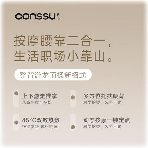 孔苏 腰背按摩仪 W1 商品图1