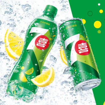 百事可乐七喜7UP 柠檬味 碳酸饮料汽水 2L*8瓶 整箱装 家庭宴会 商品图1
