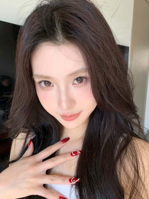 flowercolor 半年抛美瞳 焦糖奶栗 直径14.5mm着色14.0mm 商品图6