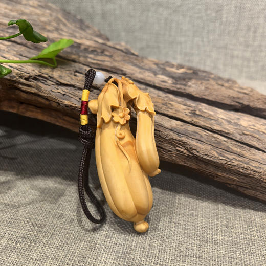 事事如意°丝瓜小叶黄杨挂件 商品图1