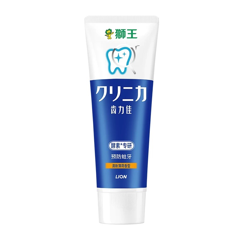 齿力佳酵素健齿牙膏清新薄荷130g/117945 酵素祛除牙垢牙菌斑