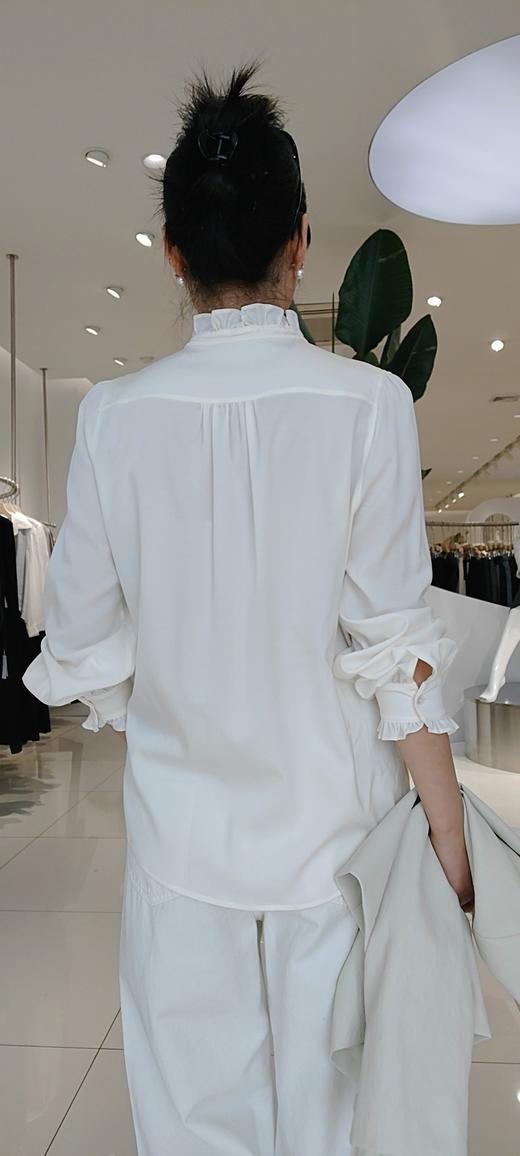 487806春上新 木耳边立领衬衫 商品图5