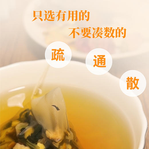 【粮药LY】节立健茶蒲公英甘草茯苓橘皮玫瑰花栀子不生闷气主导情绪【6克*15袋】 商品图3