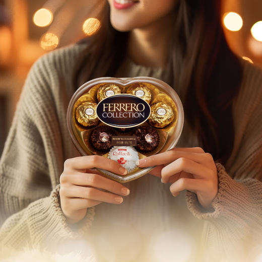 费列罗臻品巧克力制品糖果礼盒 8粒心型装 商品图3