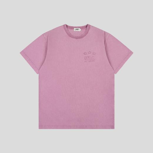 GOODBAI 916 星星logo贴布绣水洗圆领oversize短袖T恤 商品图4