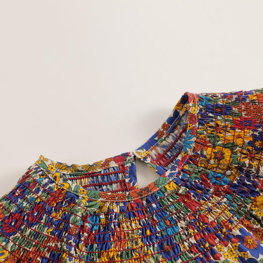 【马克珍妮 芦芙】夏装新款 女童盛夏花园纯棉短袖套装230031 商品图3