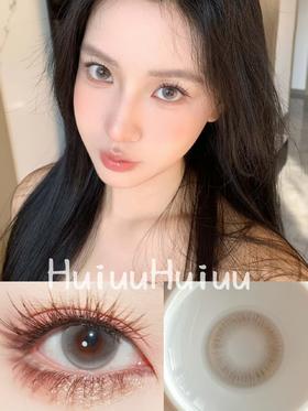 『中直径半年抛』 Deerbell-柚子茶灰-14.2mm【半年抛 度数0-800度 无525/575】