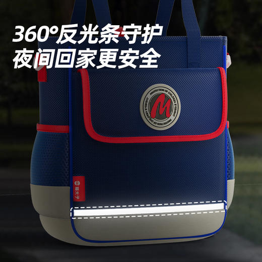 猫太子补习袋小学生手提大容量儿童可双肩书包书袋子补课手拎美术斜挎包初高中生学习专用男女孩轻便文件袋 商品图2