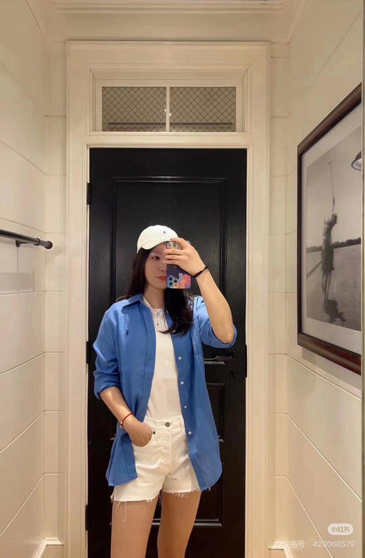 228-4 多巴胺颜色 小马刺绣 衬衫 商品图12