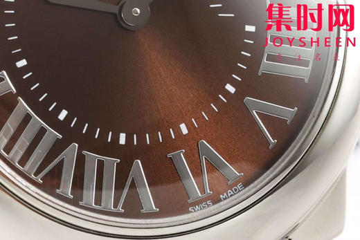 CR卡地亚蓝气球系列 中号33mm 咖啡盘 女士腕表 商品图4