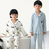【专柜大牌品质】儿童春秋全棉睡衣 中大童翻领纯棉家居服套装 商品缩略图2