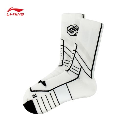 李宁反伍BADFIVE反光抗菌篮球中长袜AWLV005 商品图8
