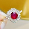 1ct刻面红宝石戒指 商品缩略图0