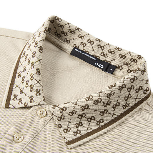 GXG夏季热卖时尚撞色休闲纯棉男士翻领Polo衫短袖POLO 商品图5