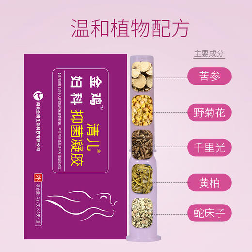 【旗黄】金鸡清儿抑菌凝胶 商品图1